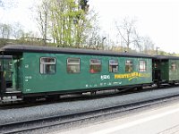 28.04.2018 Wagen im Bahnhof Oberwiesenthal