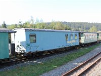 30.04.2018 Wagen im Bahnhof Hammerwiesenthal
