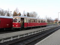 13.12.2019 HSB Triebwagen im Bahnhof Gernode