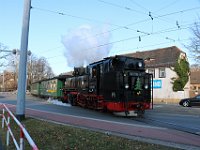 03.12.2017 Kreuzung Radebeul Tram (Normalspur) und Schmalspur