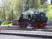 30.04.2018 Pressnitztalbahn Dampflok in Jöhstadt