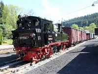 30.04.2018 Pressnitztalbahn Bahnhof Schmalzgrube Sonderzug
