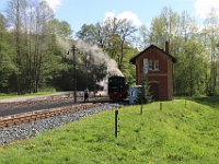 30.04.2018 Pressnitztalbahn Bahnhof Steinbach Wasserfassen