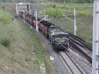 22.04.2016 leerer RWE Zug bei der Ankunft zur Kohleverladung