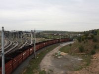 22.04.2016 leerer RWE Zug bei der Ankunft zur Kohleverladung