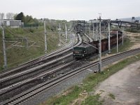 22.04.2016 Beladener RWE Zug bei der Abfahrt nach der Kohleverladung