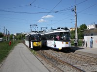 11.03.2011 Strassenbahn Arad beide Wagen ex Stuttgart
