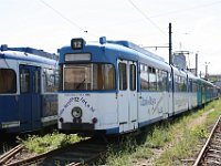 12.05.2011 Strassenbahn Resita Depot Wagen ex Dortmund