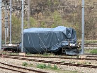 11.04.2019 MGB HGe 4/4 I 16 eingepackt in Depot Glisergrund