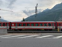 20.07.2019 MGB Wagen im Abstellgleis Bahnhof Andermatt