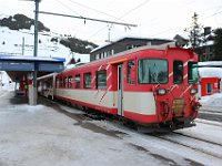 06.01.2018 MGB Steuerwagen ABt 4156 in Andermatt