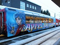 07.01.2018 MGB Bp 4027 Apres-Ski-Bar im Bahnhof Andermatt