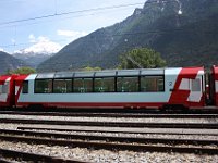 24.05.2017 MGB Bp 4061 Glacier Express Wagen im Depot Glisergrund