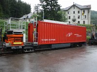 09.07.2017 MGB X 2911 Fahrleitungswagen in Hospental