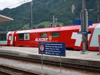 27.06.2015 MGB RhB WRp 3822 Speisewagen Glacier Express mit Bündner Wochen Werbung