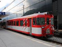 18.06.2018 MGB ABt 4195 Steuerwagen im Bahnhof Visp