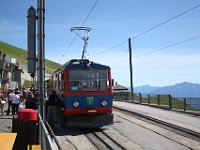 10.08.2011 Monte Generoso Bahn Gipfel Triebwagen 14