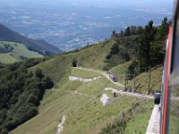 10.08.2011 Monte Generoso Bahn Fahrt ins Tal