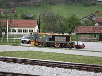 04.05.2017 Sarganska osmica Bahnhof/Depot Sargan-Vitas Schneefräse ausgestellt