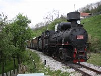 05.05.2017 Sarganska osmica Bahnhof Mokra Gora Dampfzug