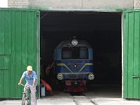 31.07.2002 Depot der Kindereisenbahn Saporoshje