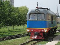 26.07.2008 TU2 144 der Kindereisenbahn Saporoshje beim ranngieren