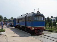 26.07.2008 TU2 144 der Kindereisenbahn Saporoshje im Bahnhof