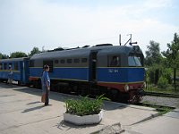 26.07.2008 TU2 144 der Kindereisenbahn Saporoshje im Bahnhof