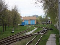 16.04.2017 Gleisanlagen mit Depot der Kindereisenbahn Saporoshje