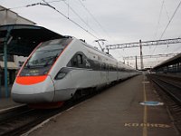 16.04.2017 Bahnhof Saporoshje Zug nach Kiew