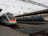 16.04.2017 Bahnhof Saporoshje Zug nach Kiew