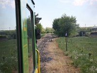 02.05.2017 Wirtschaftsbahn Balatonfenyves unterwegs am Abzweig einer nicht mehr befahrenen Strecke