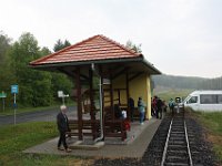03.05.2017 Waldbahn Csömöder Bahnhof Kistolmacs