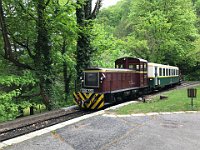 02.05.2017 Waldbahn Lillafüred Einfahrt Frühzug