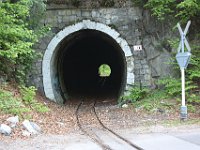 01.05.2017 Waldbahn Lillafüred Tunnel direkt nach Bahnhof