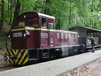 01.05.2017 Waldbahn Lillafüred Zug im Bahnhof Garadna
